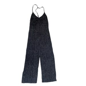 New Stillwater Xs Black Polka Dot Pant Romper